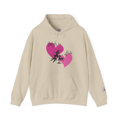 Stoner Association "High In Love" Pink Valentines Hoodie