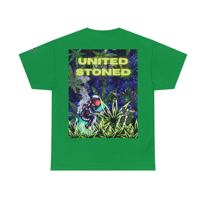 Camiseta unisex de algodón pesado "United We Stoned" Galaxy