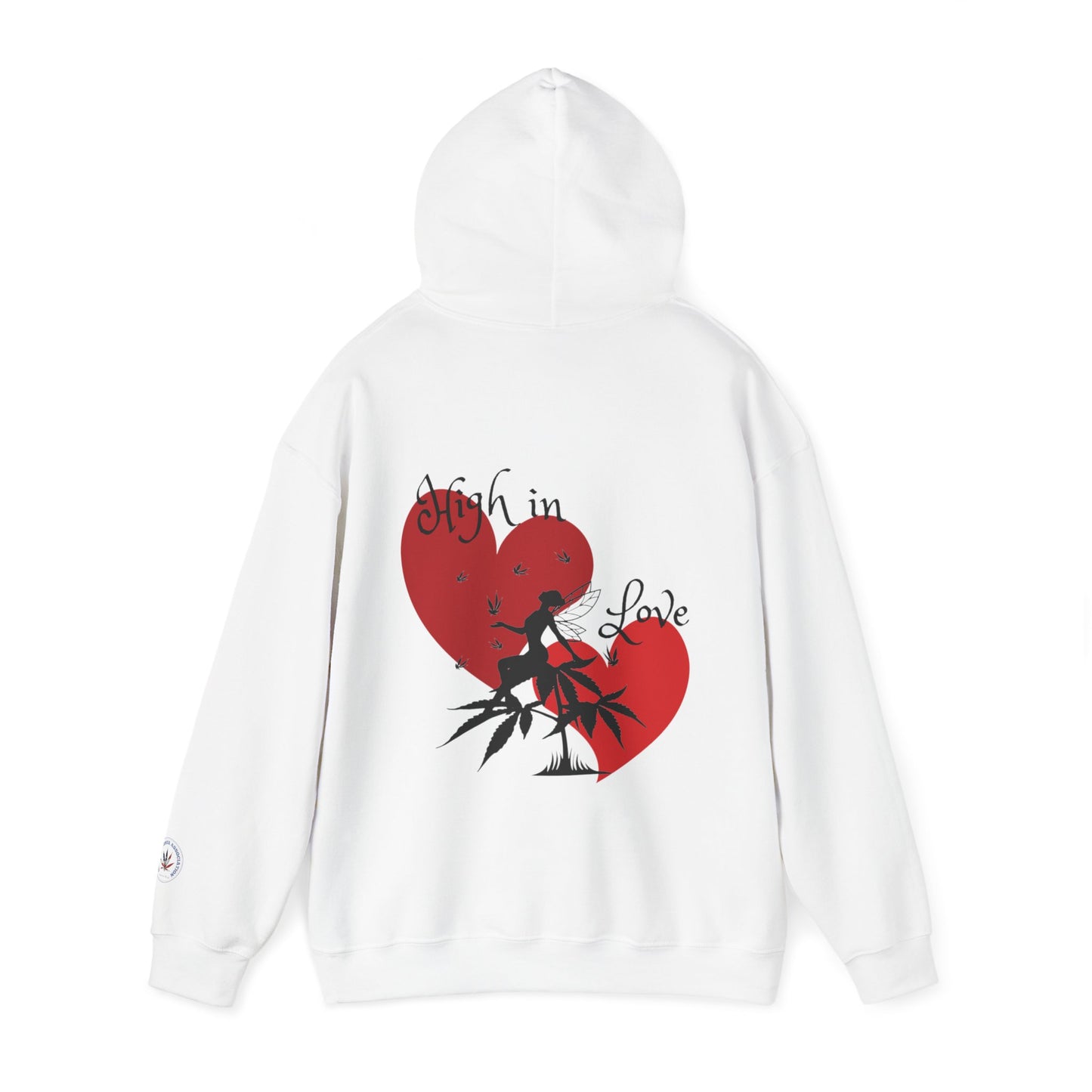 Stoner Association "High In Love" USA Valentines Hoodie