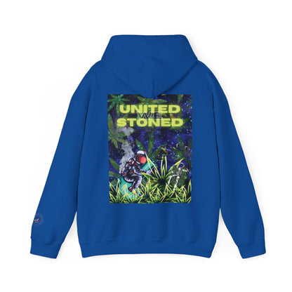 Sudadera con capucha unisex Heavy Blend™ Galaxy "United We Stoned"