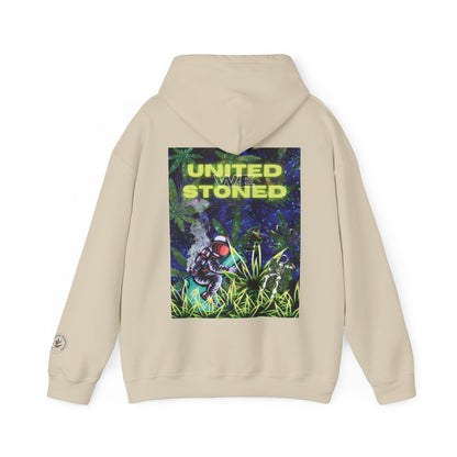 Sudadera con capucha unisex Heavy Blend™ Galaxy "United We Stoned"