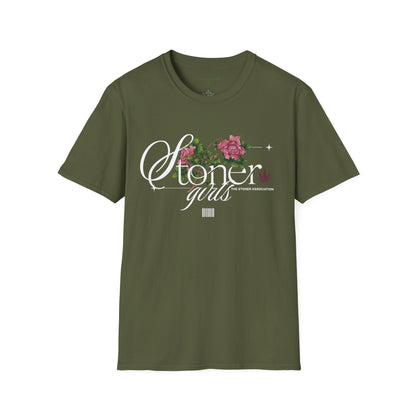 Stoner Association "Stoner Girls" Flower Soft style T-Shirt