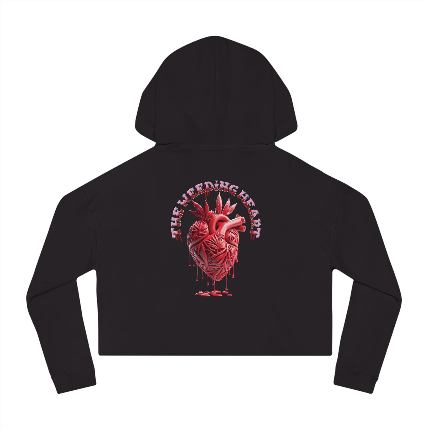 Stoner Association "Weeding Heart" Cropped Hoodie