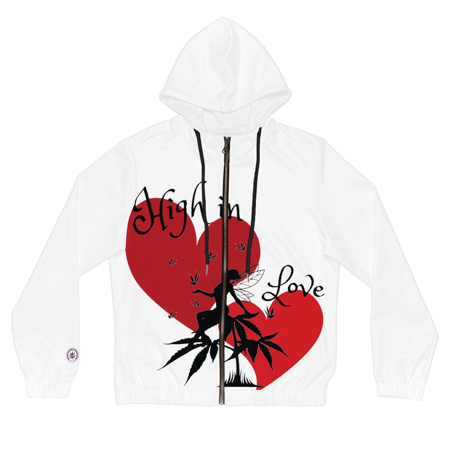 Stoner Association "High In Love" Valentines Zip Hoodie