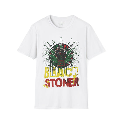 Stoner Association "Black Stoner" Softstyle T-Shirt (Front)