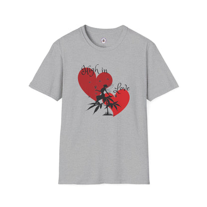 Stoner Association "High In Love" Valentines Soft Style T-Shirt