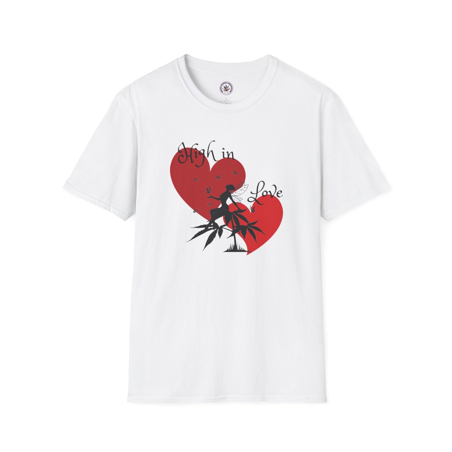 Stoner Association "High In Love" Valentines Soft Style T-Shirt