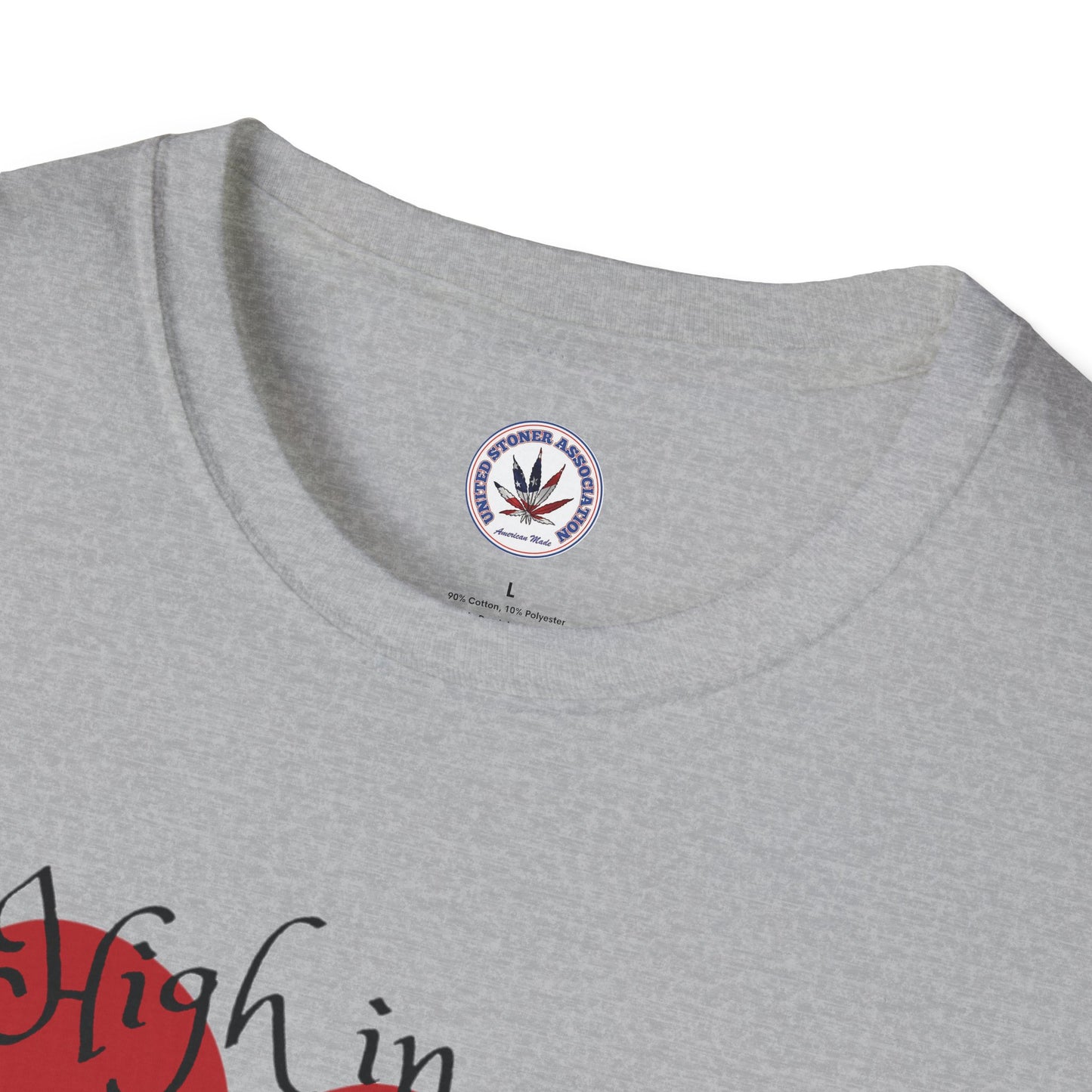 Stoner Association "High In Love" Valentines Soft Style T-Shirt