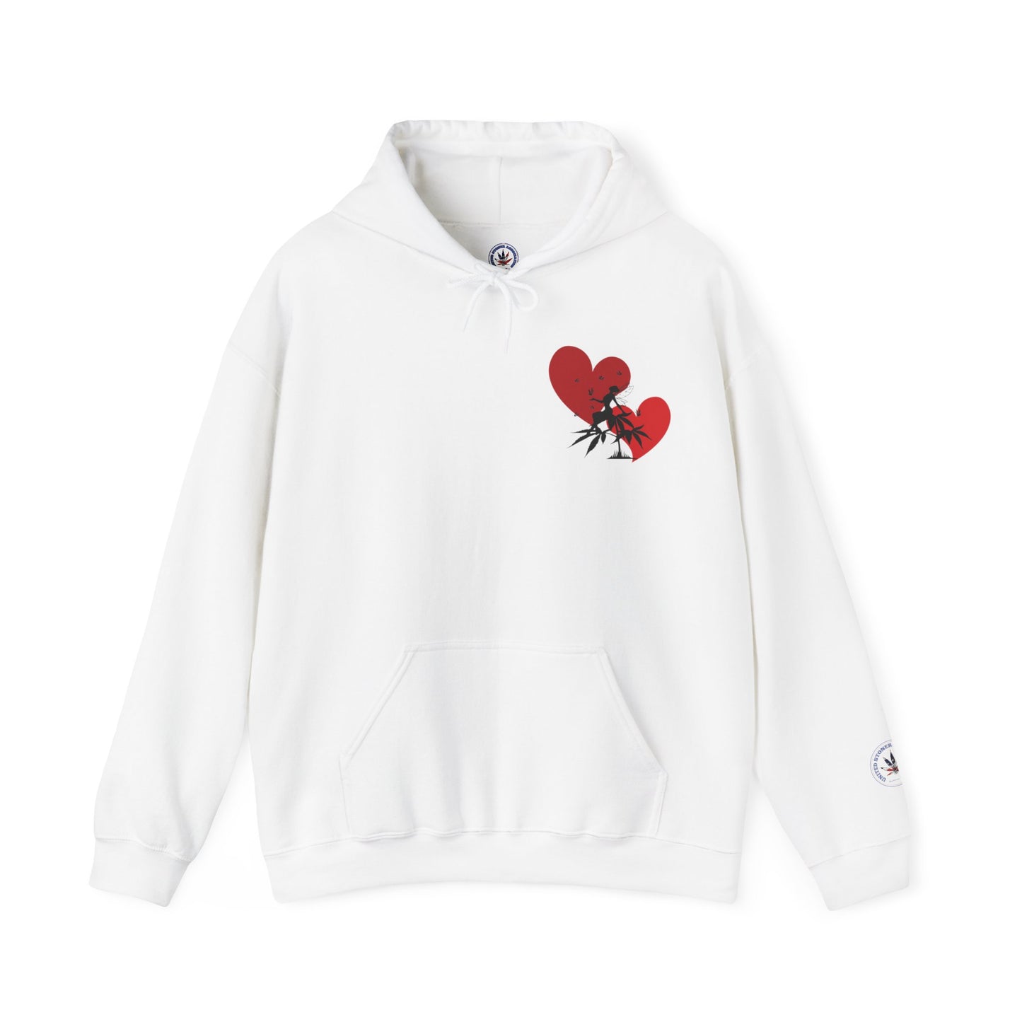 Stoner Association "High In Love" USA Valentines Hoodie