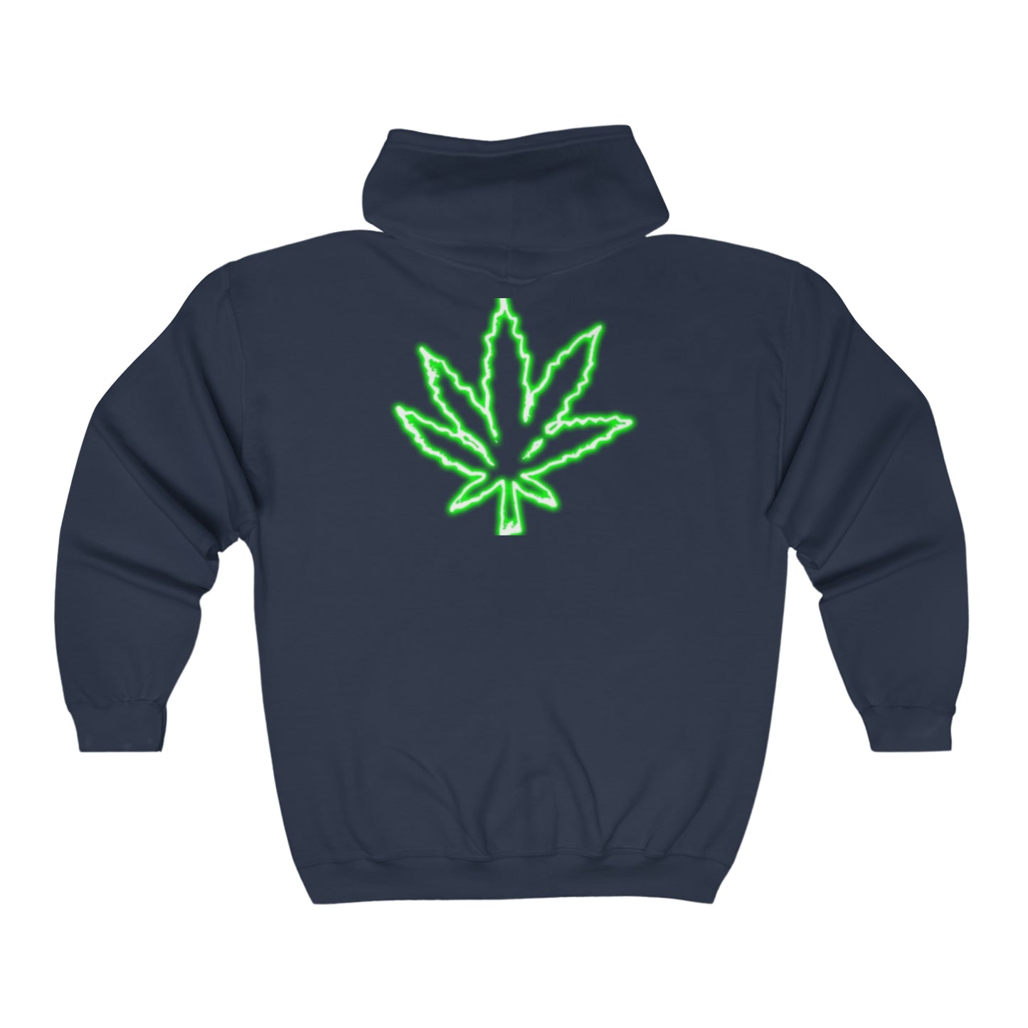 T.S.A Green Leaf Zip Hoodie