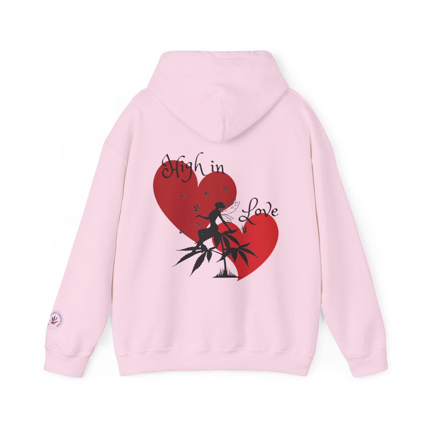 Stoner Association "High In Love" USA Valentines Hoodie