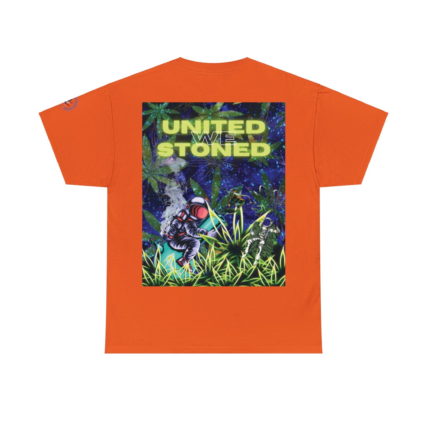 Camiseta unisex de algodón pesado "United We Stoned" Galaxy