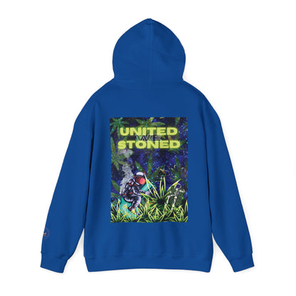 Sudadera con capucha unisex Heavy Blend™ Galaxy "United We Stoned"