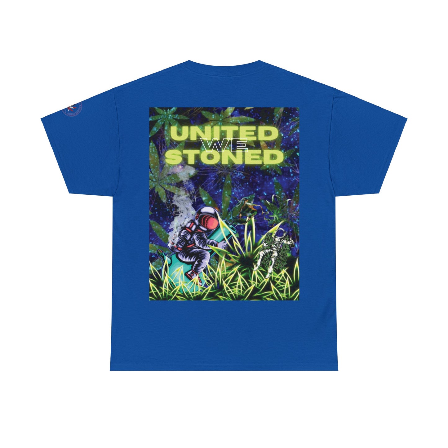 Camiseta unisex de algodón pesado "United We Stoned" Galaxy