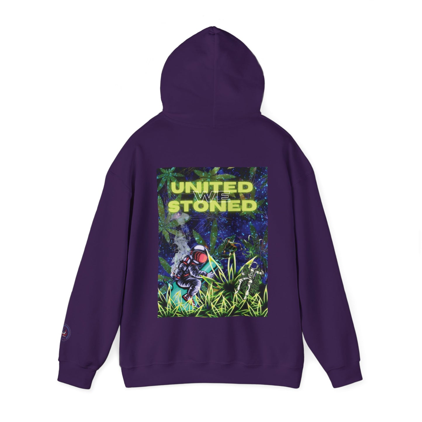 Sudadera con capucha unisex Heavy Blend™ Galaxy "United We Stoned"