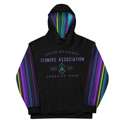 Stoner Association Purple Logo Hoodie