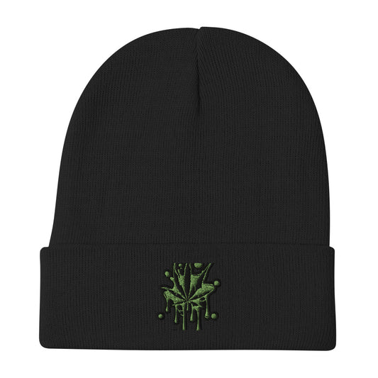 Stoner Association Green Leaf Beanie