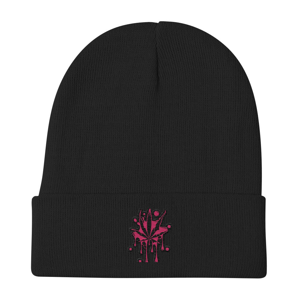 Stoner Association Pink Weed Beanie