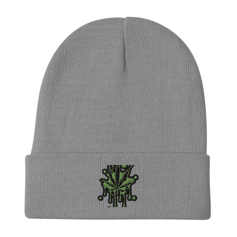 Stoner Association Green Leaf Beanie