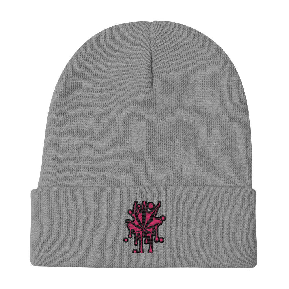 Stoner Association Pink Weed Beanie