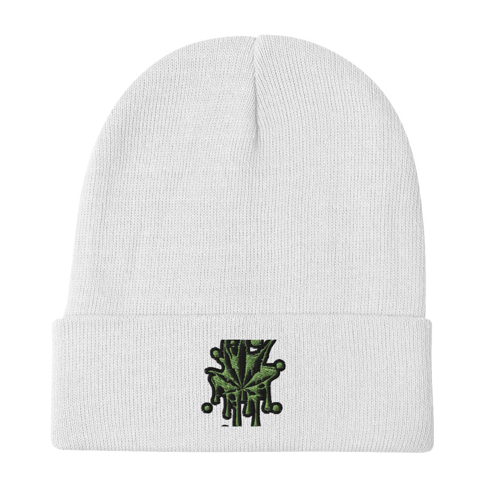 Stoner Association Green Leaf Beanie